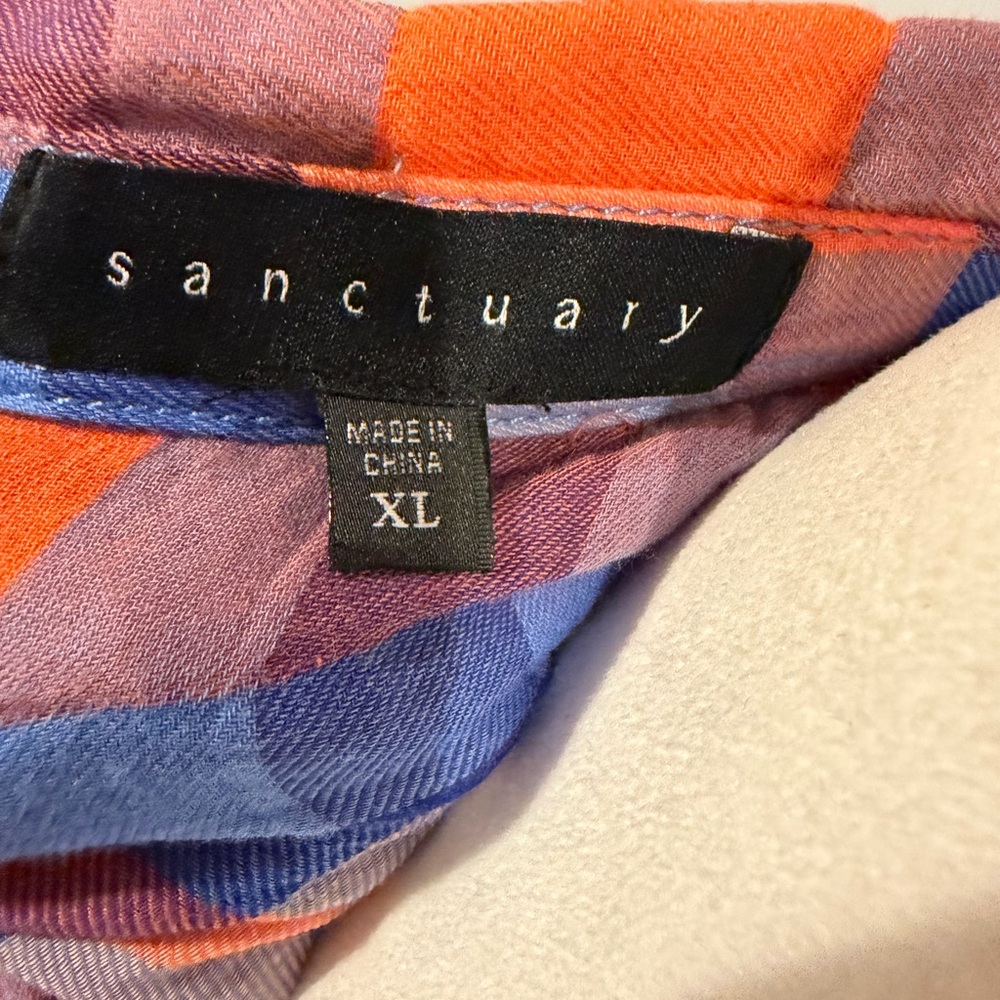 Sanctuary Multicolor Plaid Shirt - Picture 4 of 4
